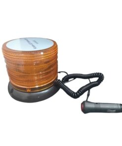 Cigarette Lighter Powered Magnetic Warning Yellow Beacon Light